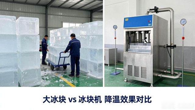 武汉车间夏季降温新宠 大冰块真能管用吗？